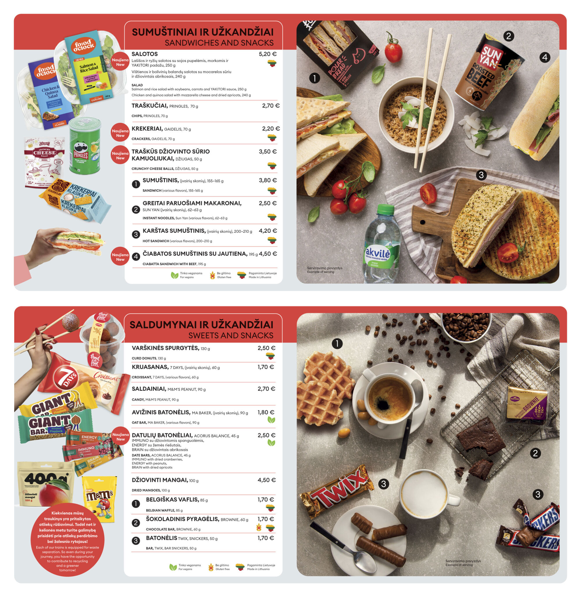 Food on train | LTG Link